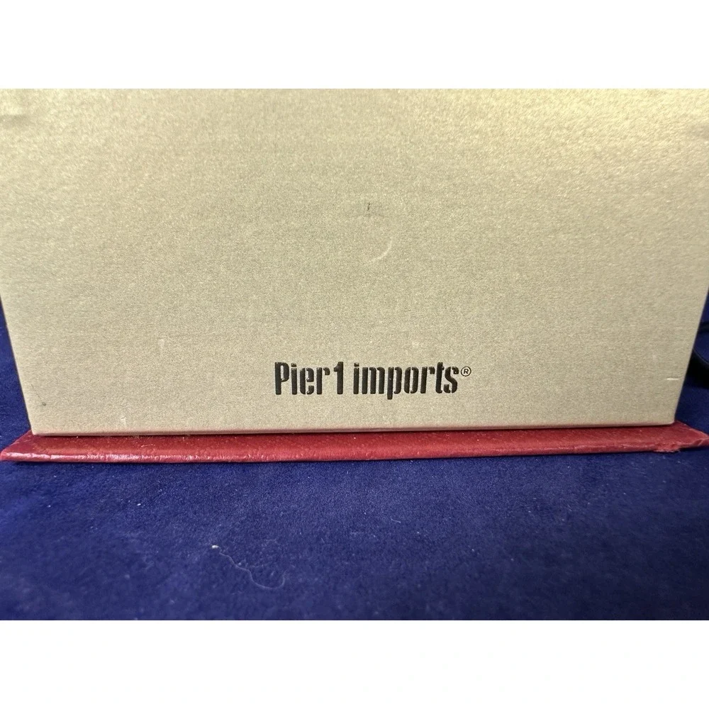 Pier 1 Inside Painted 2018 Li Bien Christmas Ornament Angel, w/Box